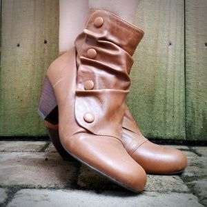 Brown Army Booties